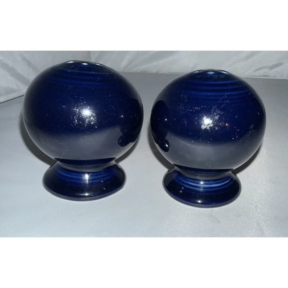 Homer Laughlin FIESTAWARE FIESTA COBALT BLUE Salt & Pepper Shaker Set Collection